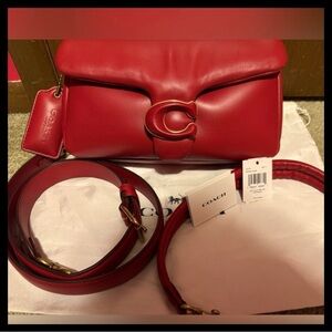 Coach Red tabby bagLeather